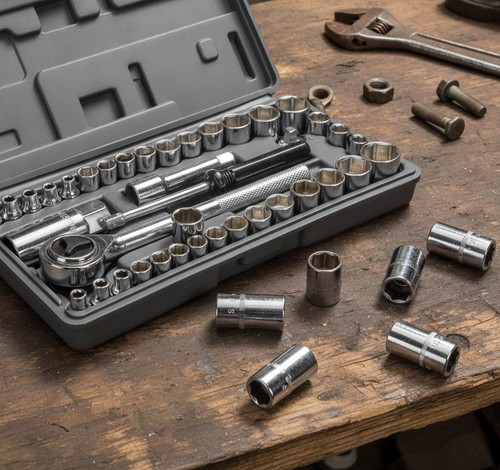 Socket wrench set piece - set,, 40