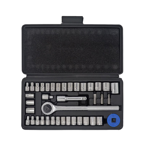 Piece socket set with - socket,