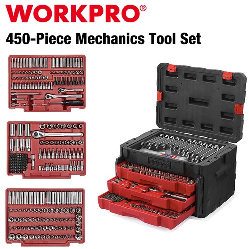 Workpro drive socket set - drive,