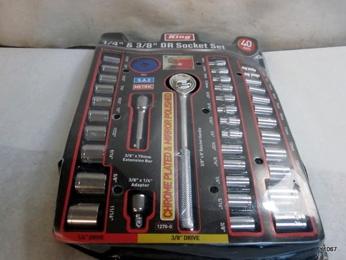 King 8 dr socket set - dr,