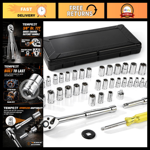Piece drive socket - 40-piece,